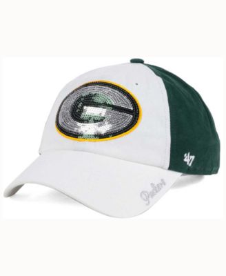 white green bay packers hat