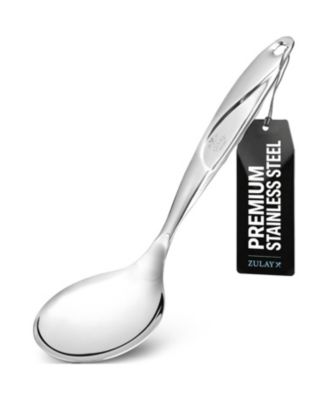 Stainless Steel Multi-Purpose Serving Spoon with Comfort Handle (11.5 Inches, Large)