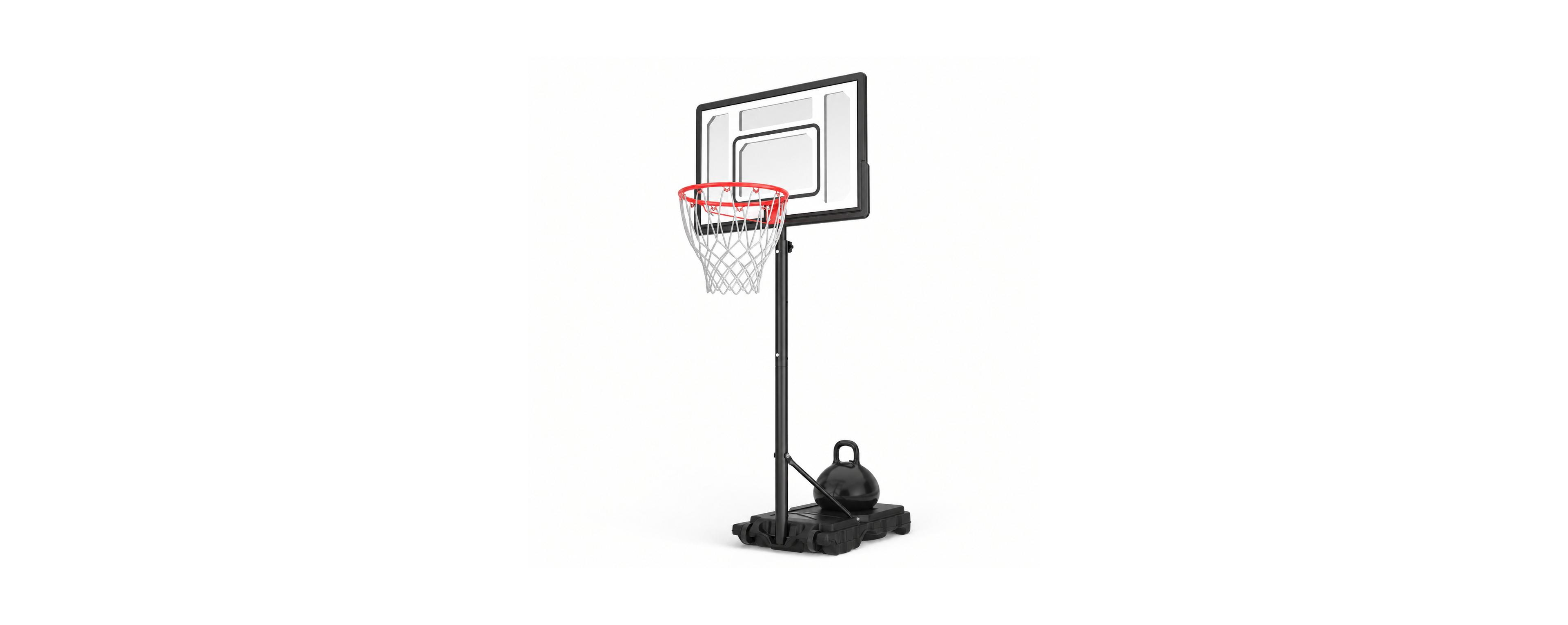 Magicorange 33 Inch Adjustable Portable Basketball Hoop 5.5 to 7.5ft