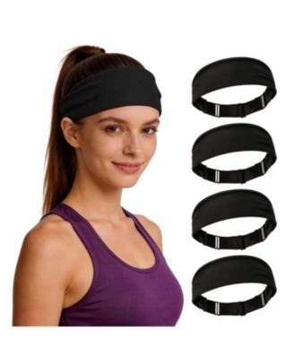 Adjustable Non Slip Moisture Wicking Cooling Sports Headband For Workout Yoga Gym Running