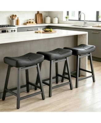 24 inches Counter Height Bar Stools Set of 3