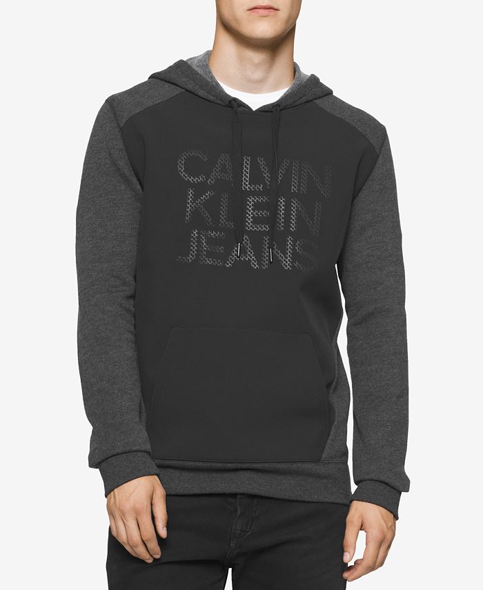 Calvin Klein Jeans Men's Logo Hoodie - Macy's