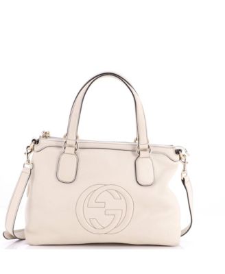 Soho Convertible Soft Top Handle Bag Leather