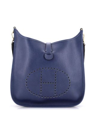 Pre-Owned Hermes GM Evelyne Bag Gen I Ardennes
