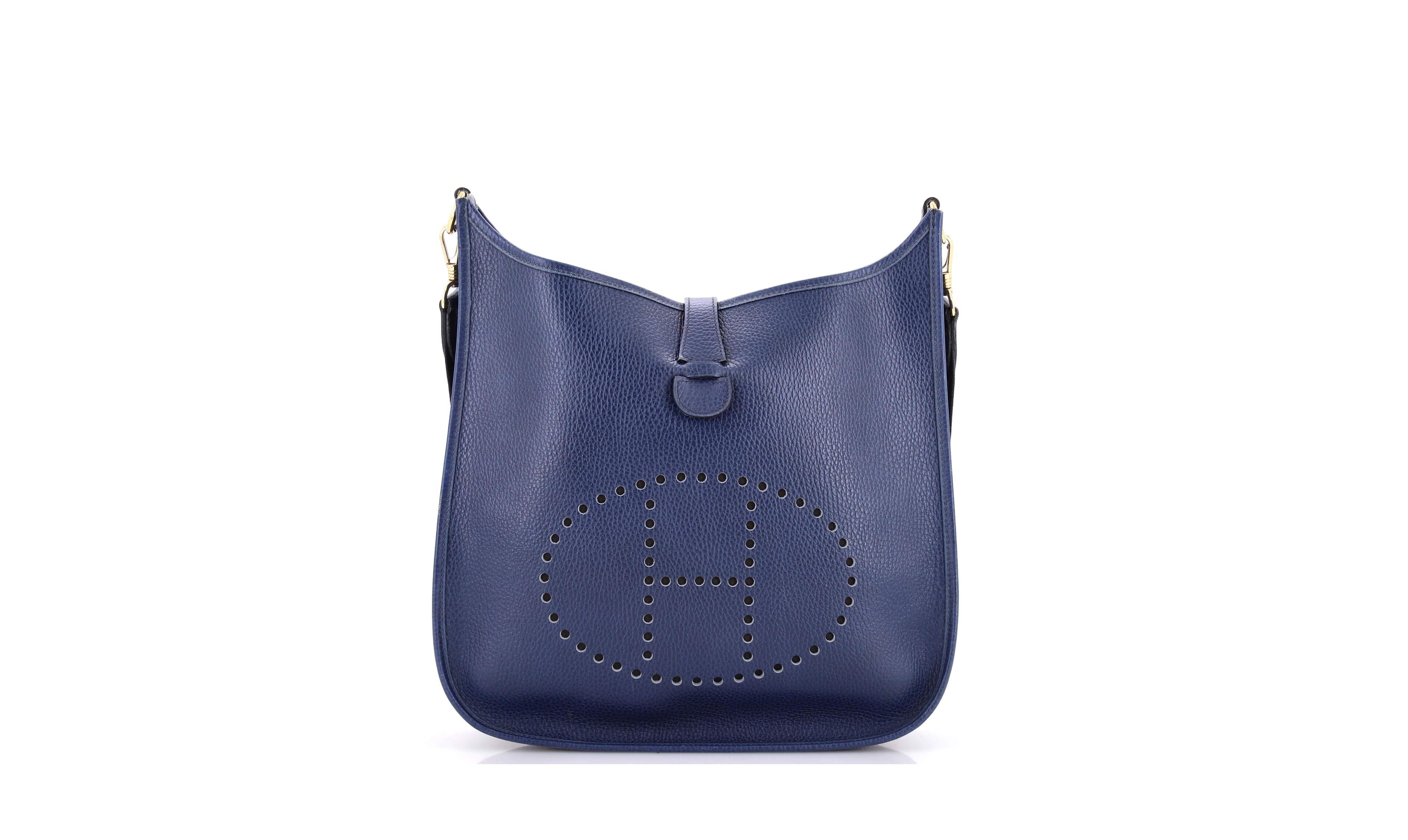 Pre-Owned Hermes Gm Evelyne Bag Gen I Ardennes