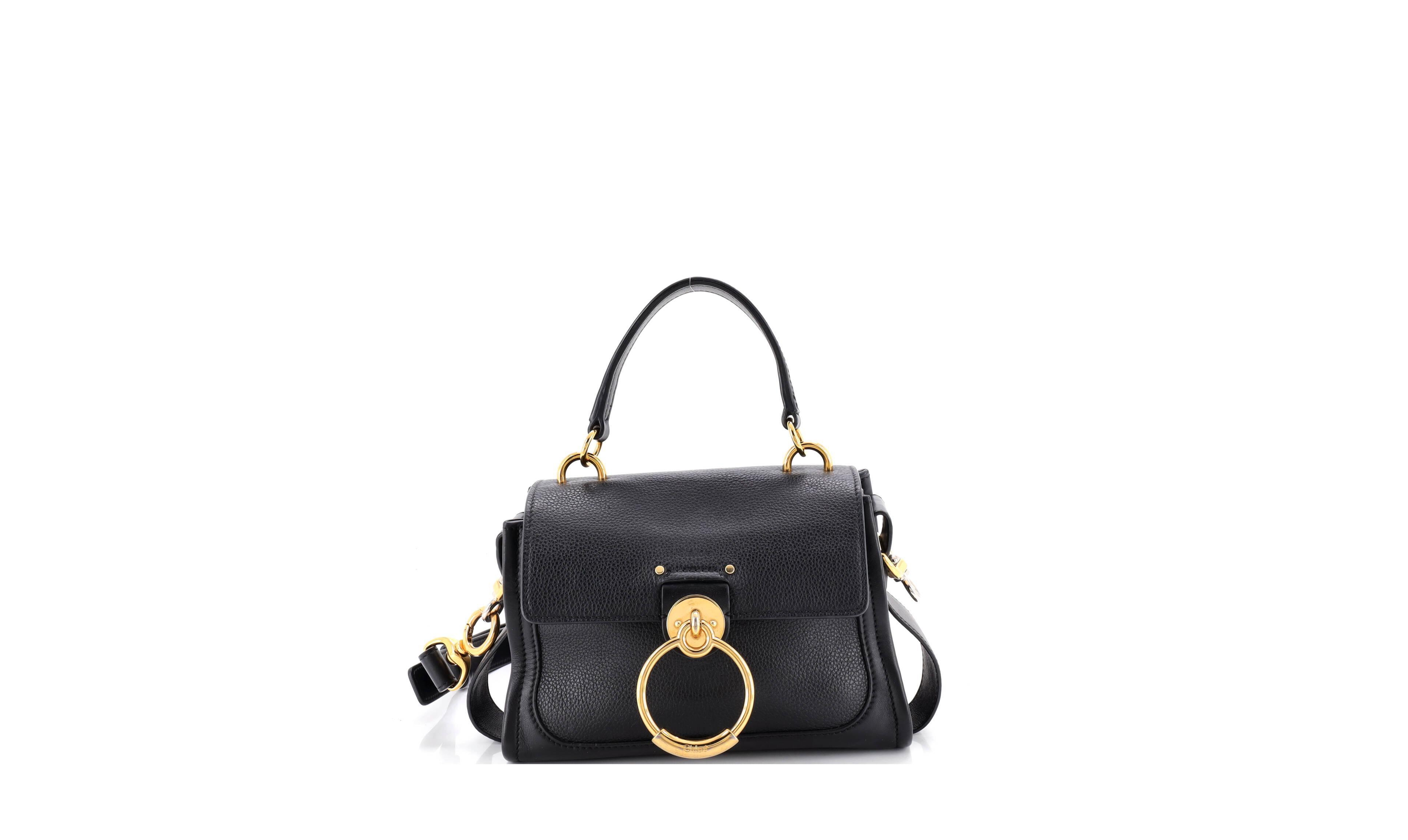 Pre-Owned Chloe Mini Tess Day Satchel Leather