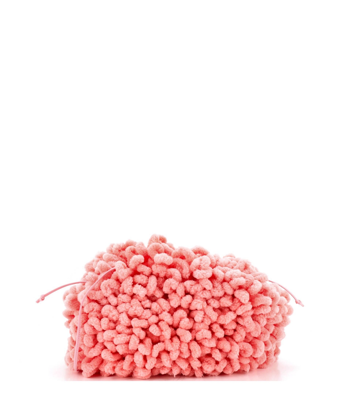 Pre-Owned Bottega Veneta Mini The Wave Pouch Twisted Chenille