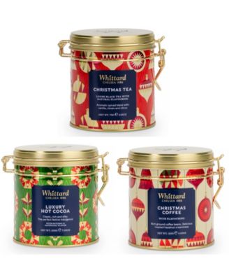 Christmas Tea, Christmas Coffee and Luxury Hot Cocoa, 3 Piece
