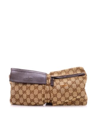 Vintage Double GG Canvas Belt Bag