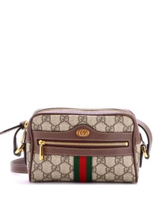Mini Ophidia Shoulder Bag GG Coated Canvas