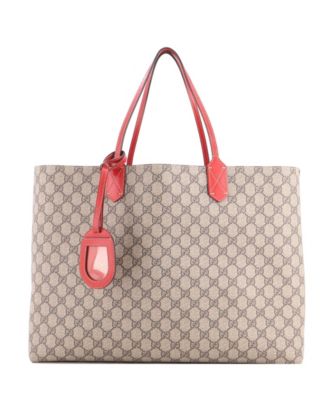 Large Reversible Tote GG Print Leather