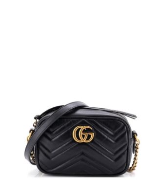 Mini GG Marmont Shoulder Bag Matelasse Leather