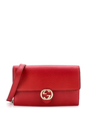 Interlocking Wallet on Chain Leather