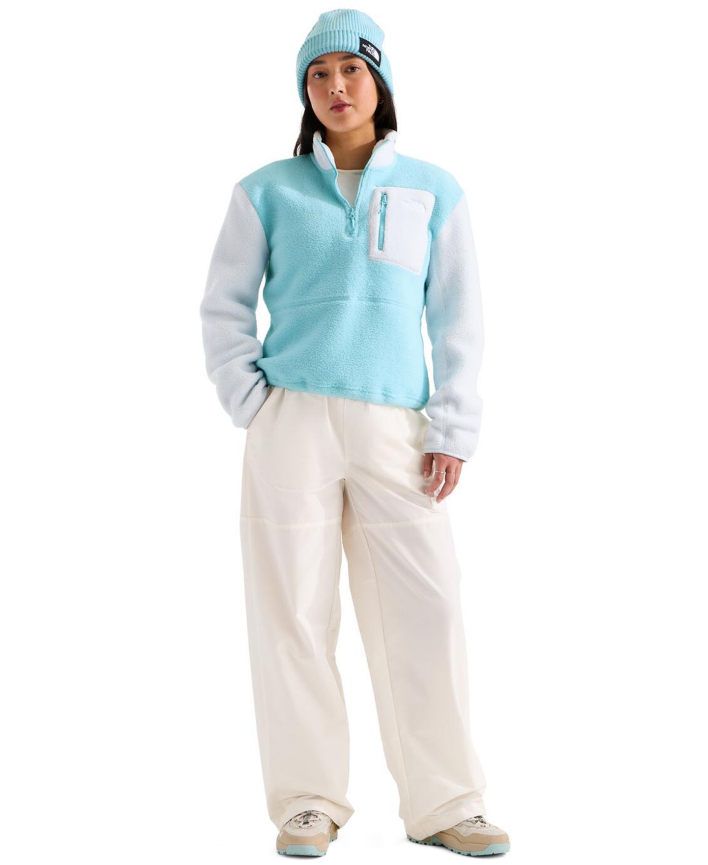 Женская куртка The North Face Yumiori Quarter-Zip, цвет: Сумеречный — фото 8