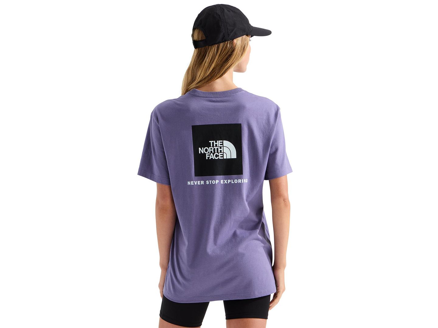 Женская футболка The North Face Short-Sleeve Core Box NSE, цвет: Чёрный / Белый — фото 6