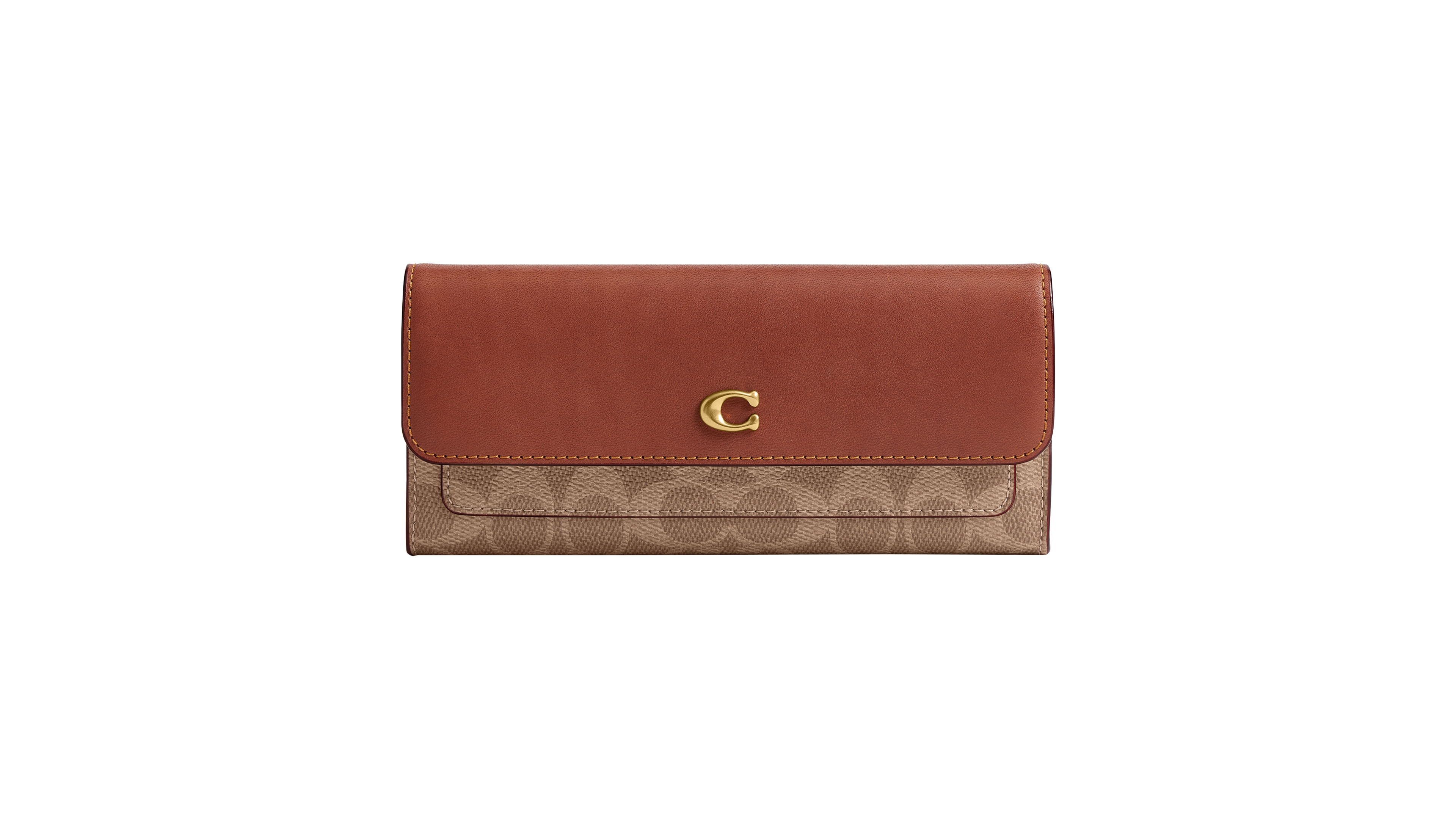 Coach Mila Long Flap Upcrafted Leather Wallet