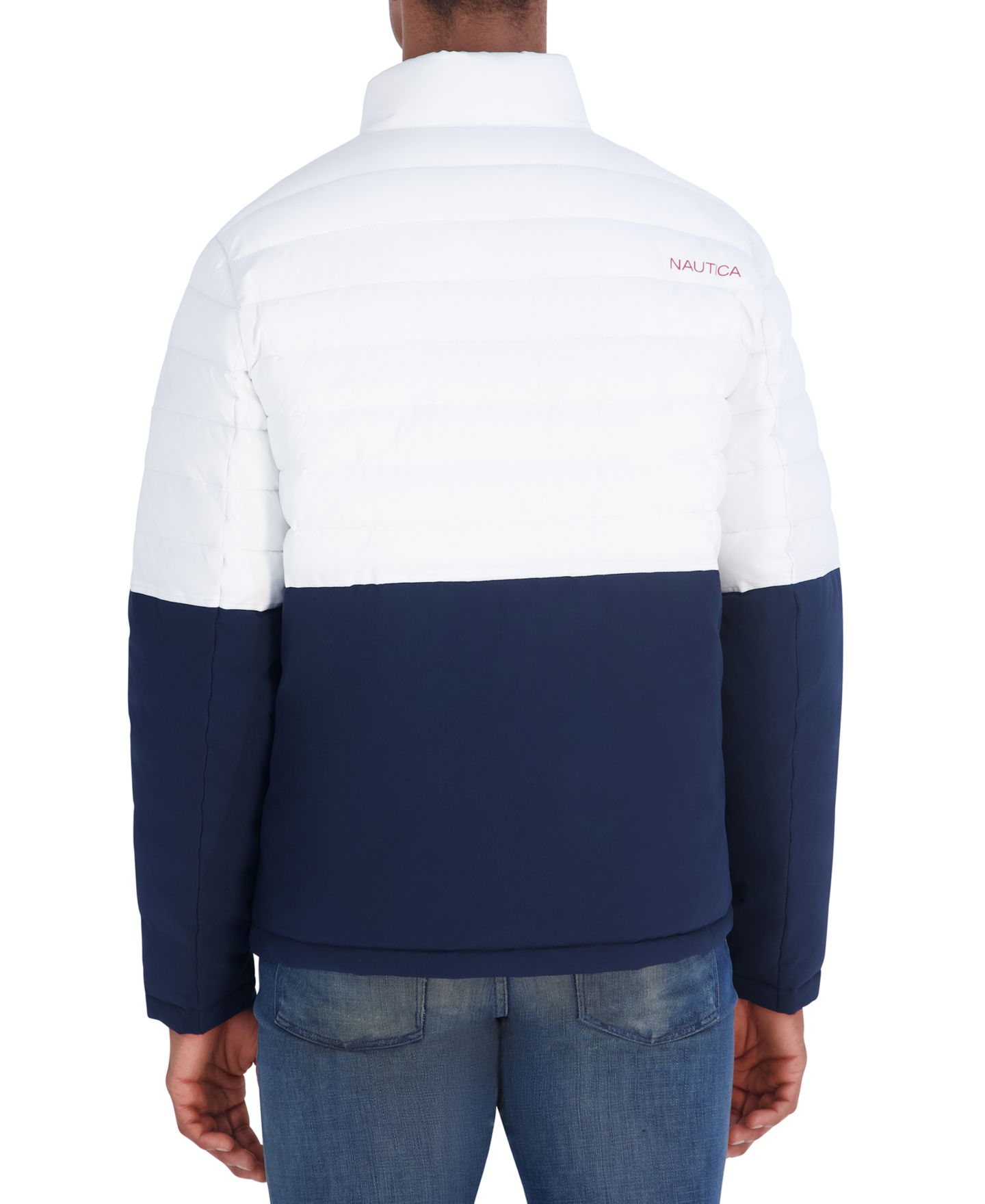 Мужская куртка Nautica Quilted Puffer, цвет: Яркий белый — фото 3