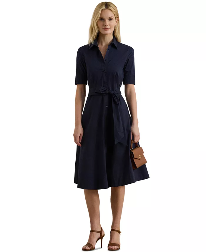Women's Cotton Shirtdress - thumbnail 7