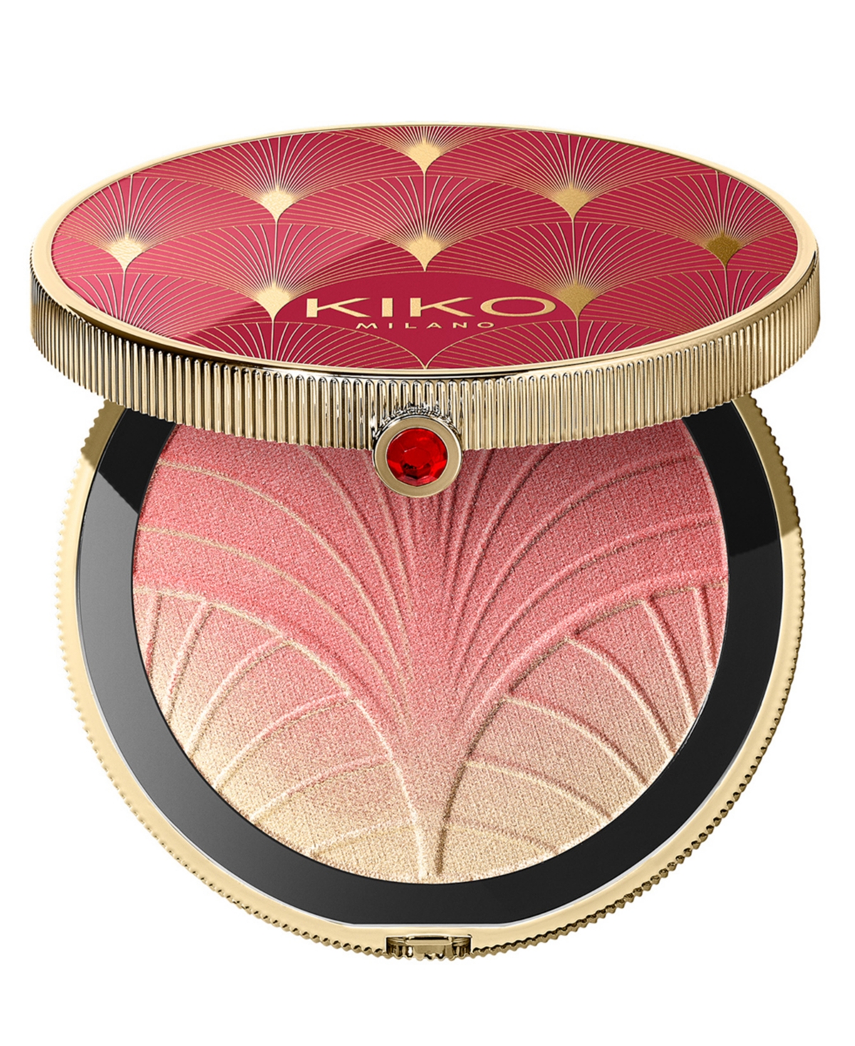Kiko Milano Deco Flush Blush, 0.24 Oz. In 02 - Charleston Peach