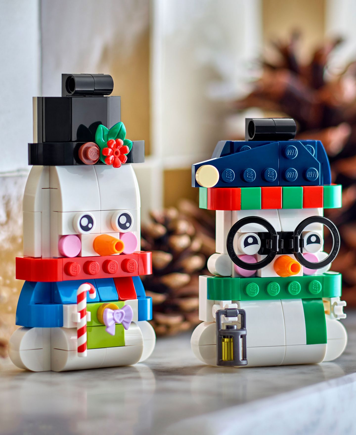 LEGO® Конструктор LEGO Snowman Ornaments 40812 «Снеговики-украшения», 168 деталей, от 6 лет — фото 6