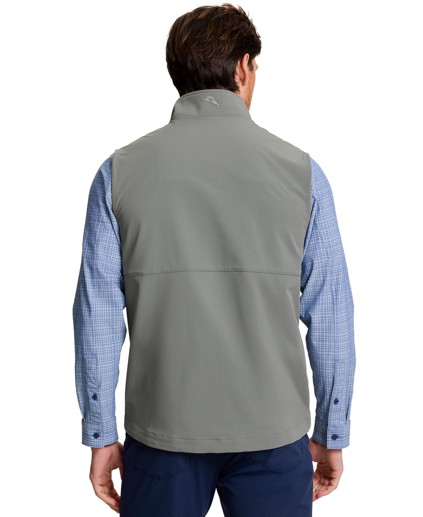 Мужской жилет Tommy Bahama Island Clubhouse Pro Water-Resistant Vest, цвет: Серо-бежевый — фото 3
