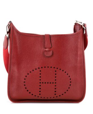 Evelyne III Clemence Leather Large Crossbody Shoulder Bag