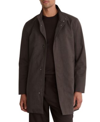 Men's Flaye Removable Gilet Insert Funnel-Neck Overcoat