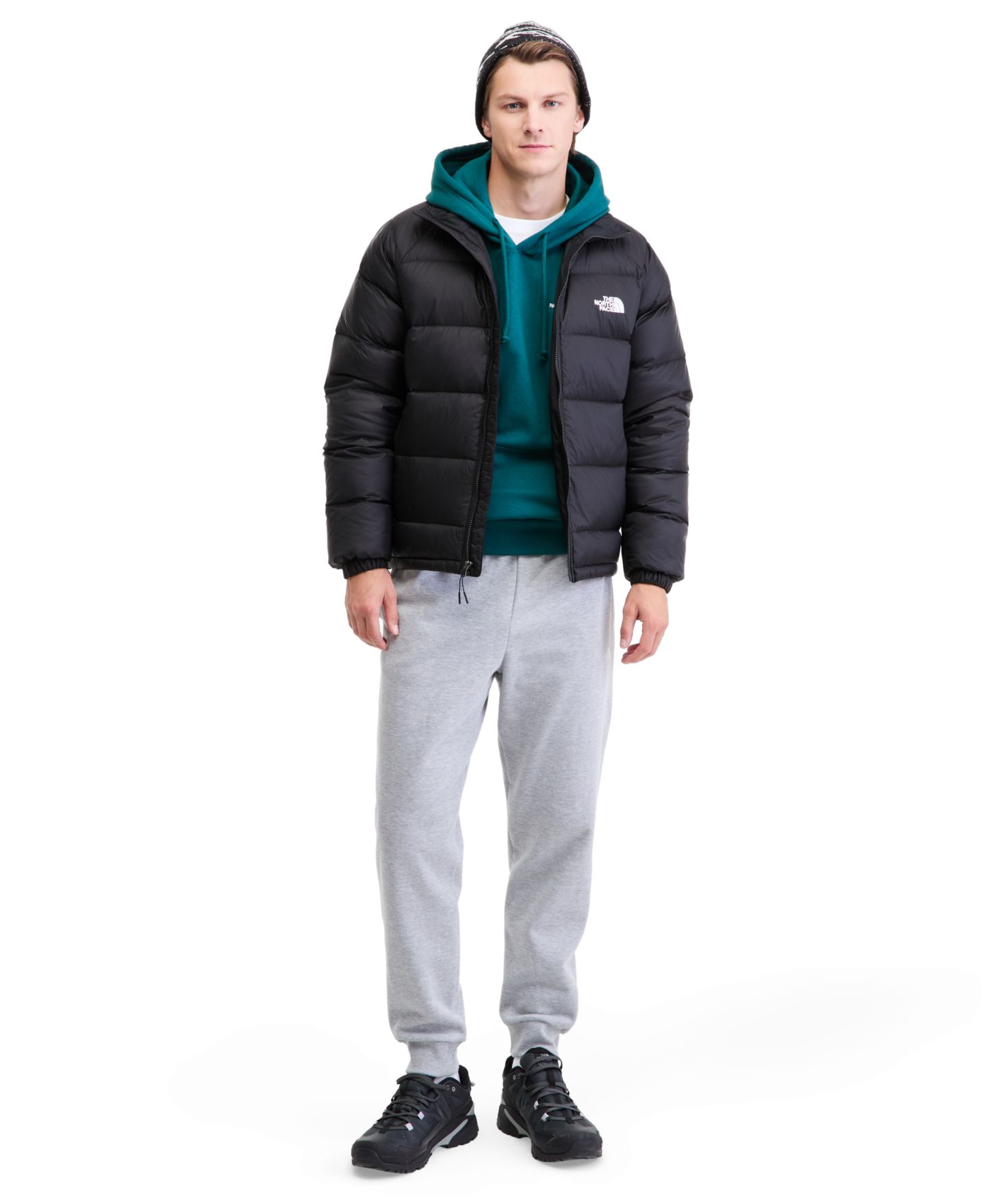 Мужская куртка The North Face Hydrenalite Down Full-Zip Puffer, цвет: Чёрный — фото 4