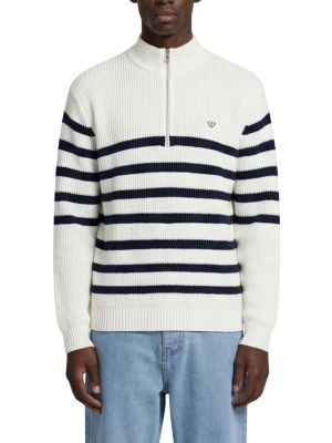 Men's Huxley Striped Quarter Zip Sweater