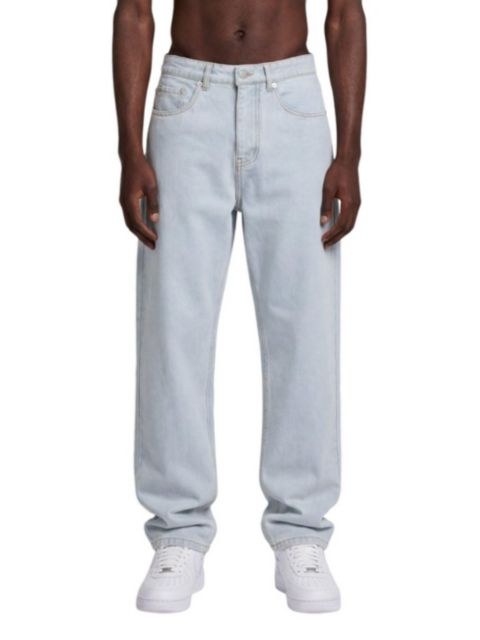 Мужские джинсы Walker & Hunt Axis Wide Leg, цвет: Кремовый варёный