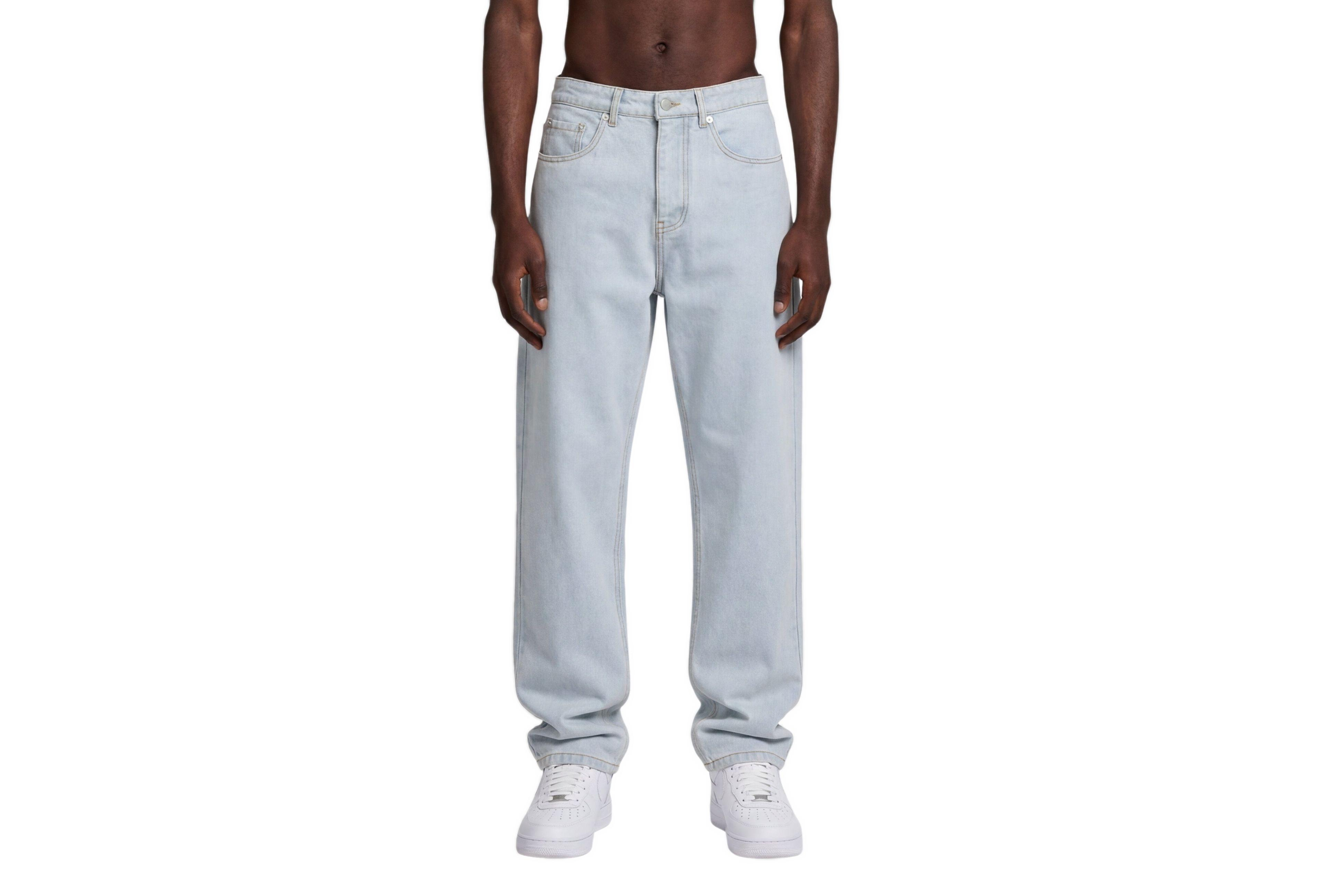Walker & Hunt Men's Axis Wide Leg Jeans