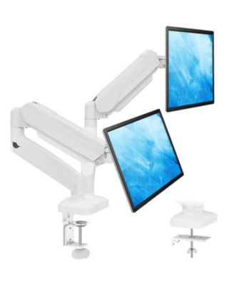 Dual Monitor Full-Motion Desk Mount for 17" to 32" Flat and Curved Screens with VESA