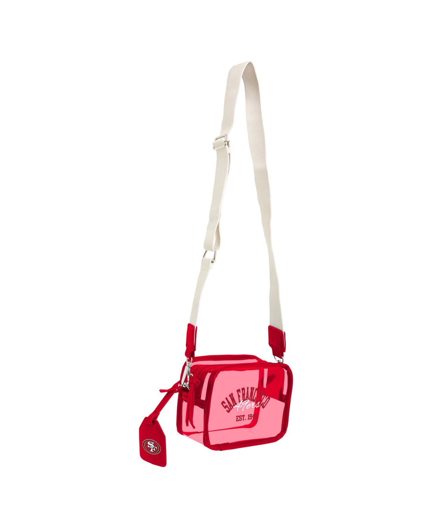 Женская сумка WEAR by Erin Andrews San Francisco 49ers Sheer Color Crossbody — фото 3