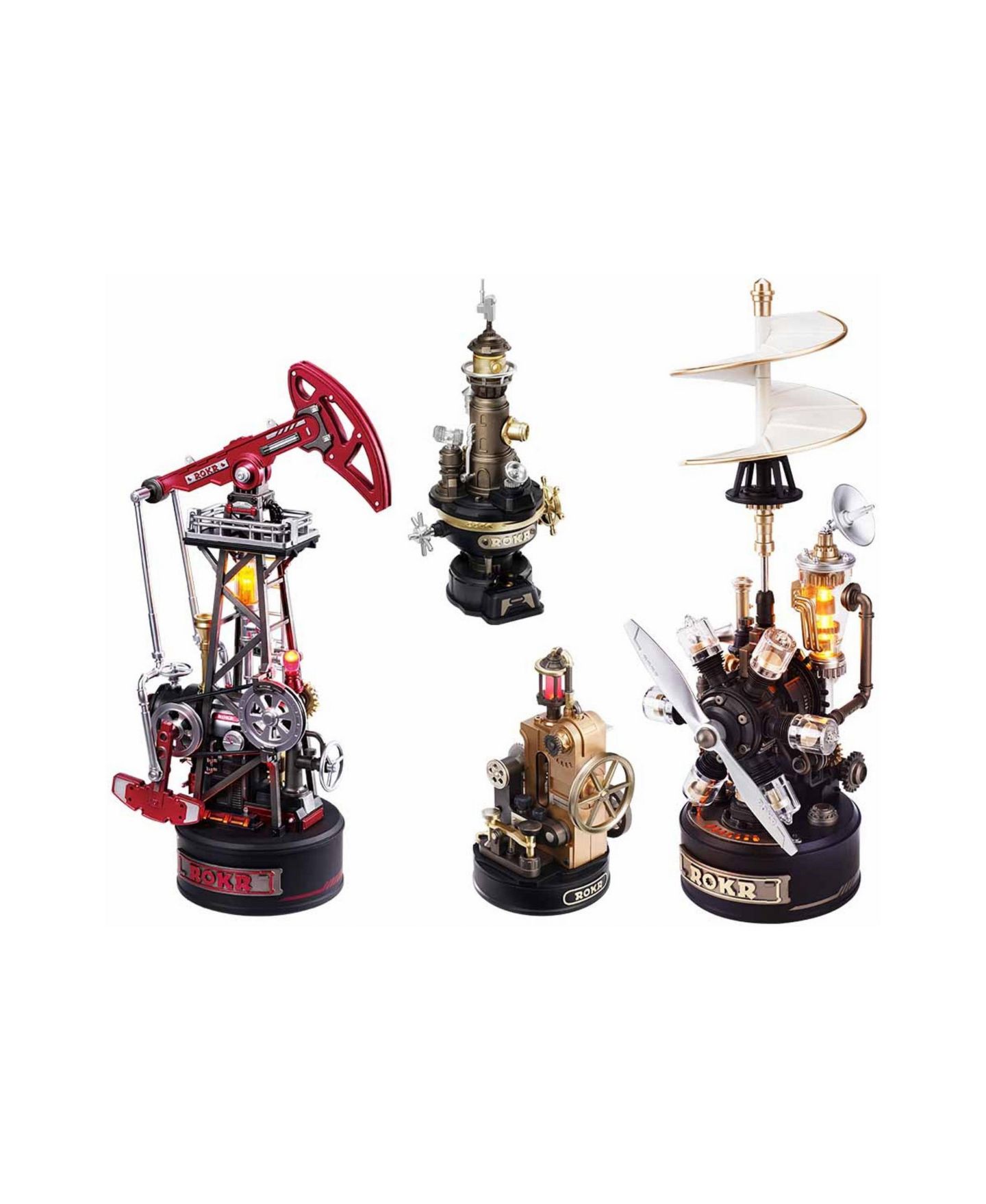 Детский конструктор Robotime Leonardo da Vinci's Helicopter Mechanical 3D Puzzle Building Set, Ages 14+ — фото 2