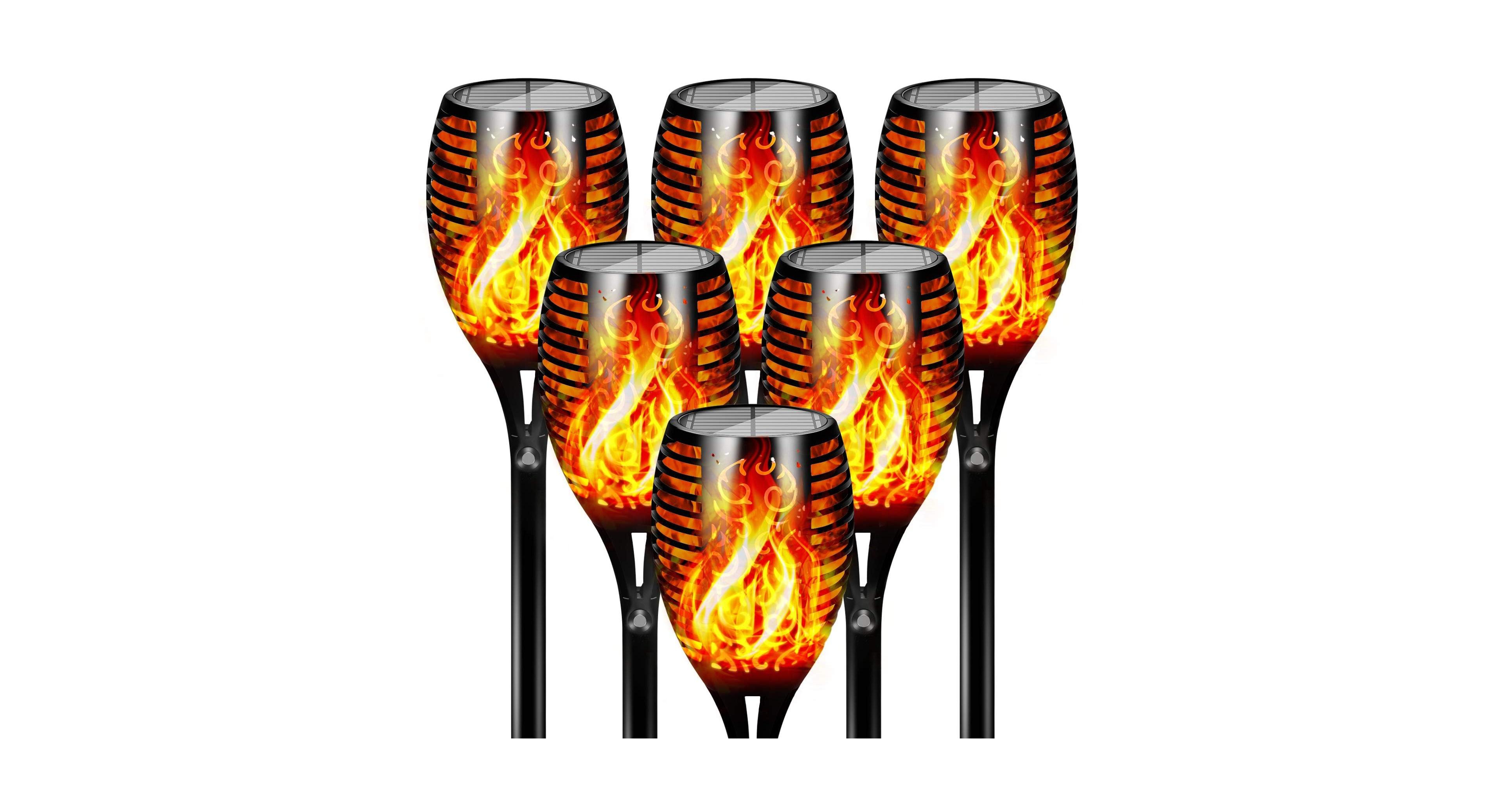 Aofar 43IN Solar Flickering Torch Lights Outdoor Camping