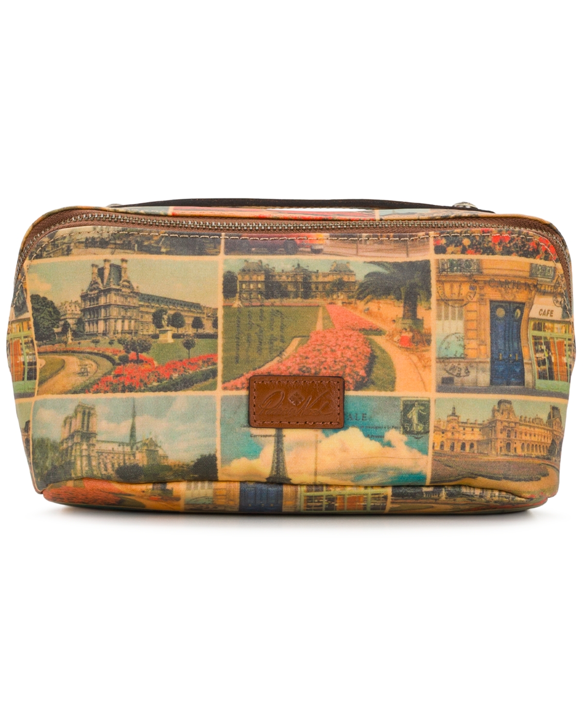 Patricia Nash Clancy Small Zipper Cosmetic Case - Postcards From Paris