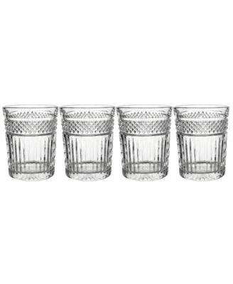 Anchor Double Old Fashioned Glasses, Set of 4