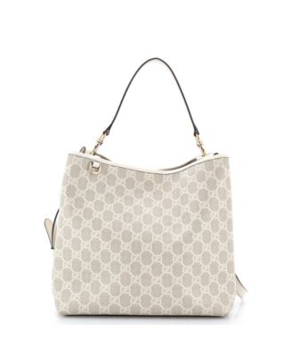 Medium GG Emblem Bucket Bag GG Coated Canvas