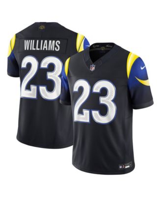 Men's Kyren Williams Dark Blue Los Angeles Rams Rivalries Collection Stitched Limited Jersey