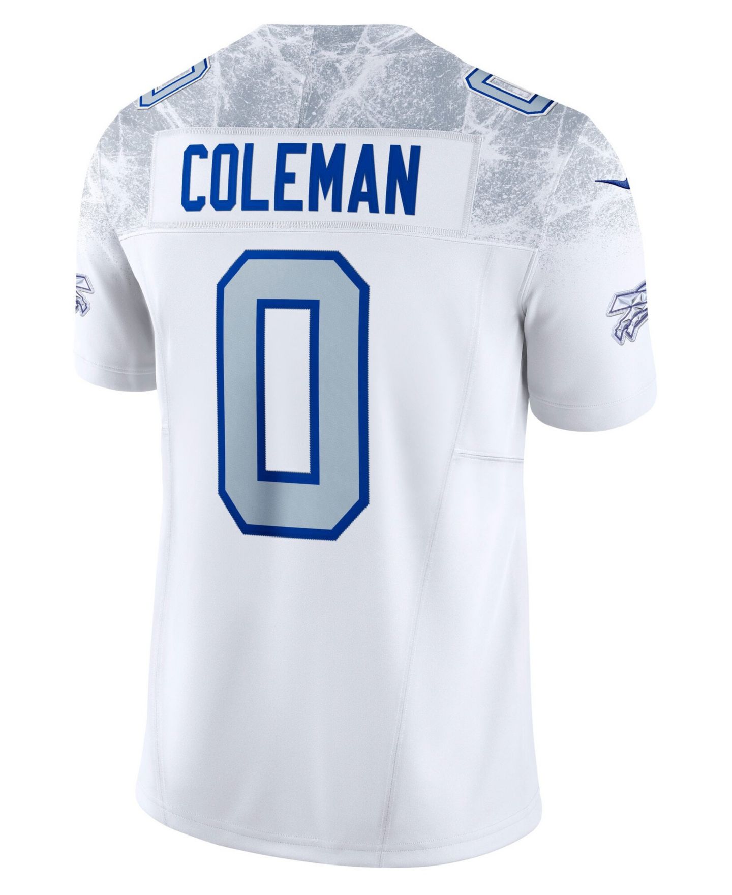 Мужской топ Nike Keon Coleman White Buffalo Bills Rivalries Collection Stitched Limited Jersey — фото 3