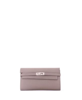 Pre-Owned Herm&eacute;s Long Kelly Verso Epsom Wallet, 7.5"W x 4.5"H x 1"D