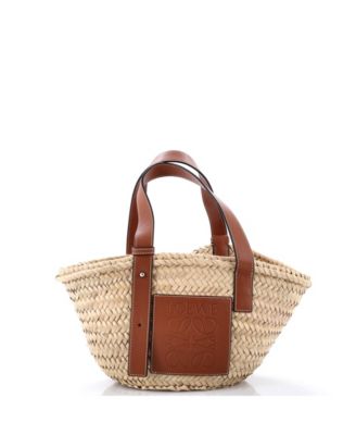 Small Basket Tote Raffia