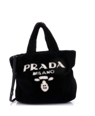 Small Logo Tote Shearling