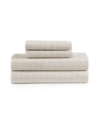 Bahama Trellis Texture Washed Cotton Percale Sheet Sets