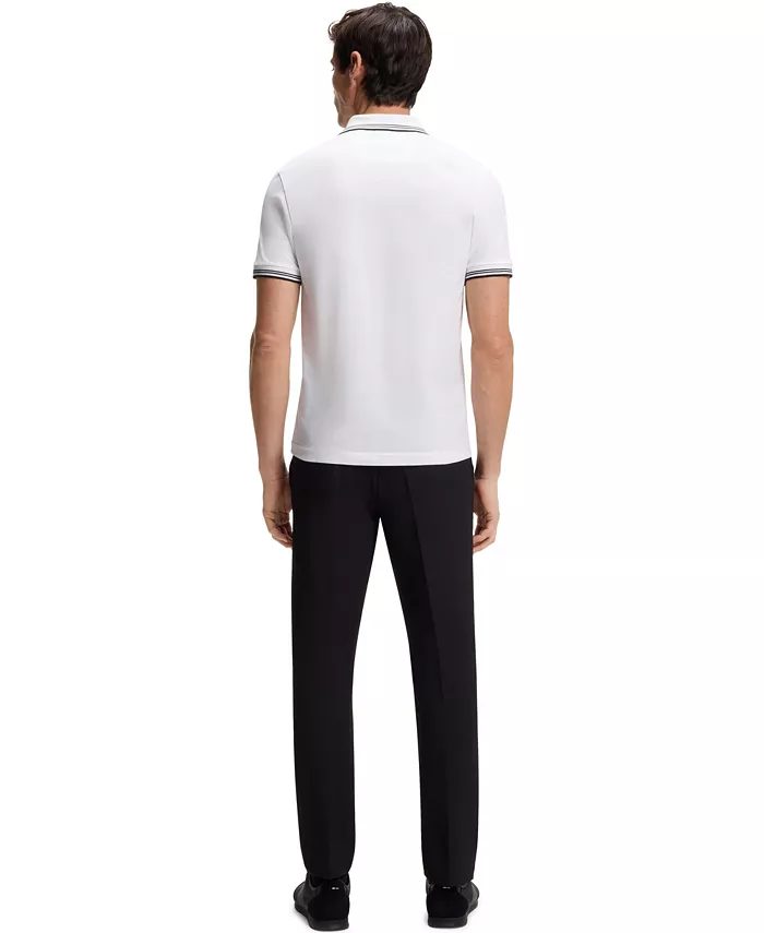 Men's Stretch-Cotton Slim-Fit Paul Polo Shirt - thumbnail 3