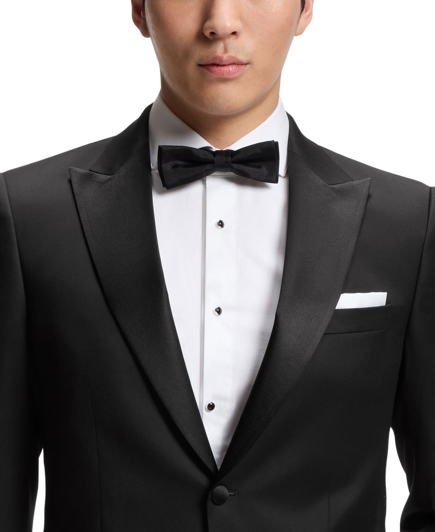 Мужской пиджак Hugo Boss Slim-Fit Tuxedo Suit, цвет: Чёрный — фото 9