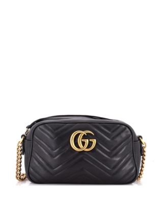 Small GG Marmont Shoulder Bag Matelasse Leather