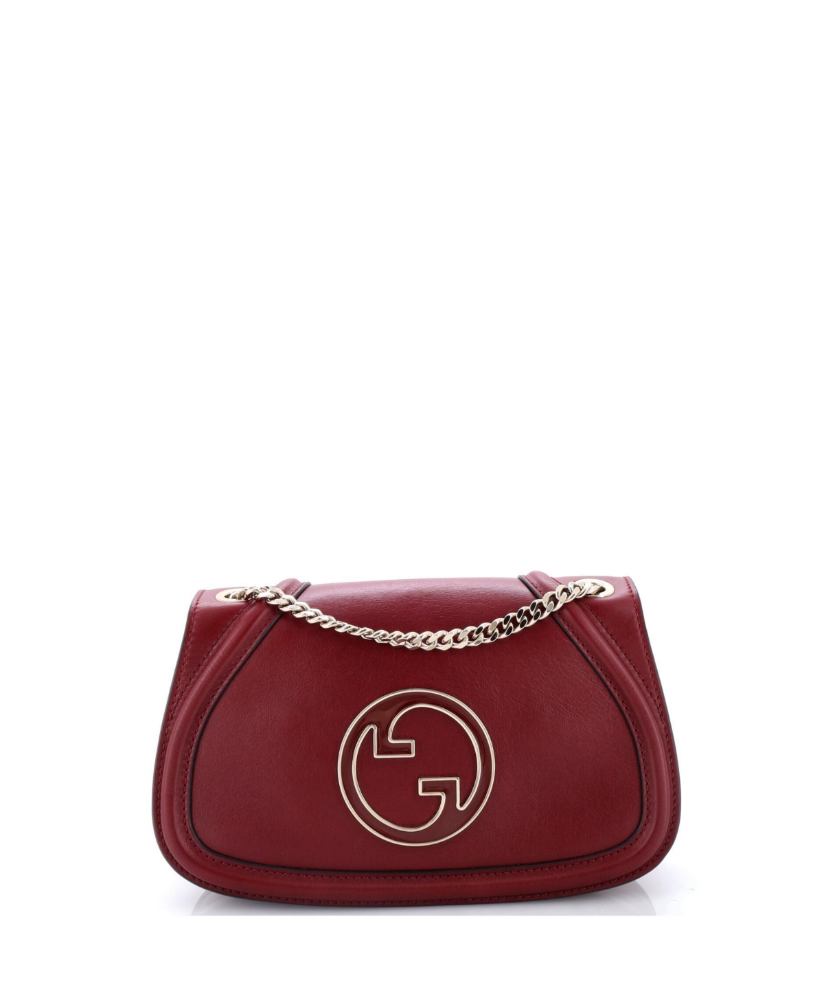 Pre-Owned Gucci Medium Blondie Nm Chain Crossbody Bag Leather