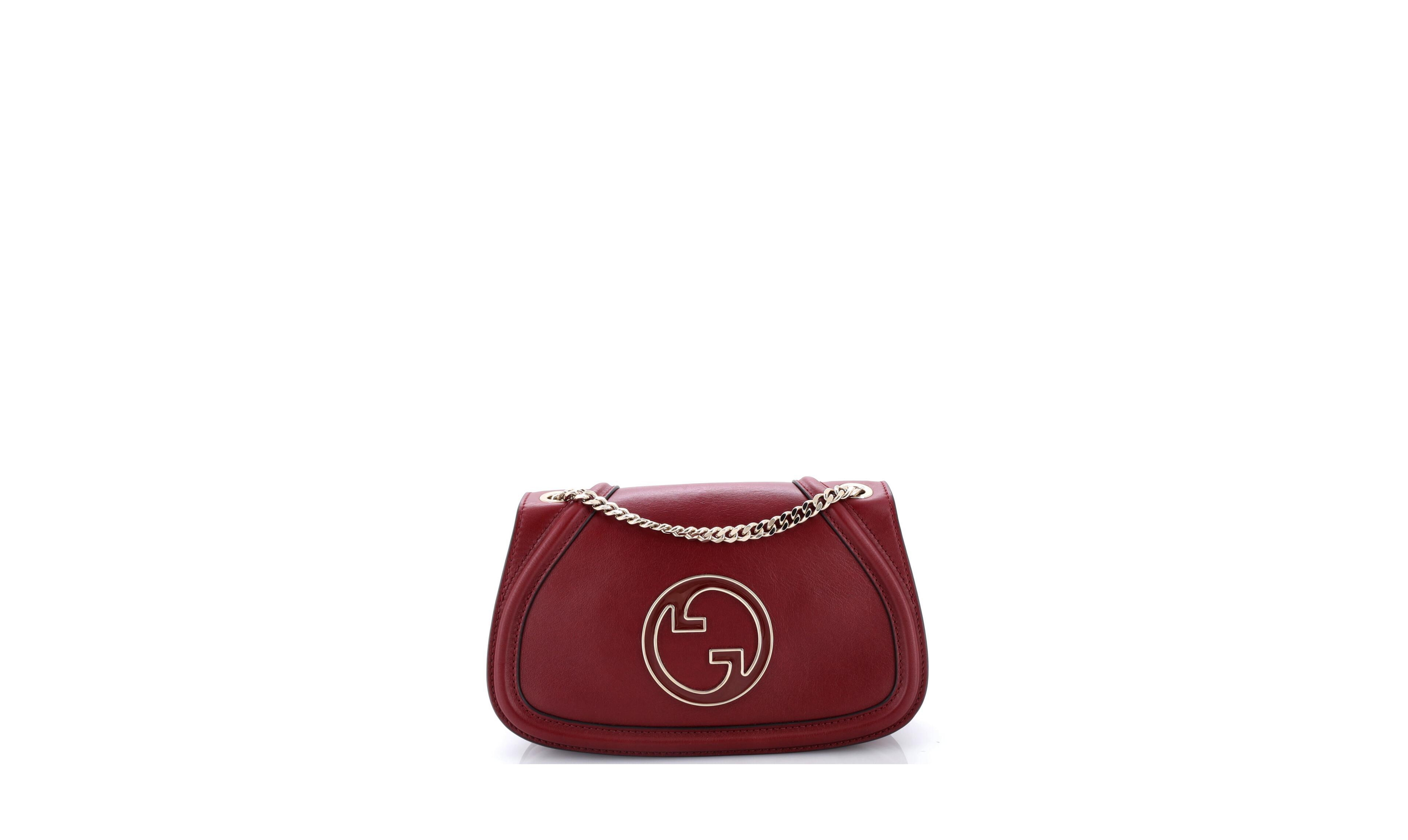 Pre-Owned Gucci Medium Blondie Nm Chain Crossbody Bag Leather