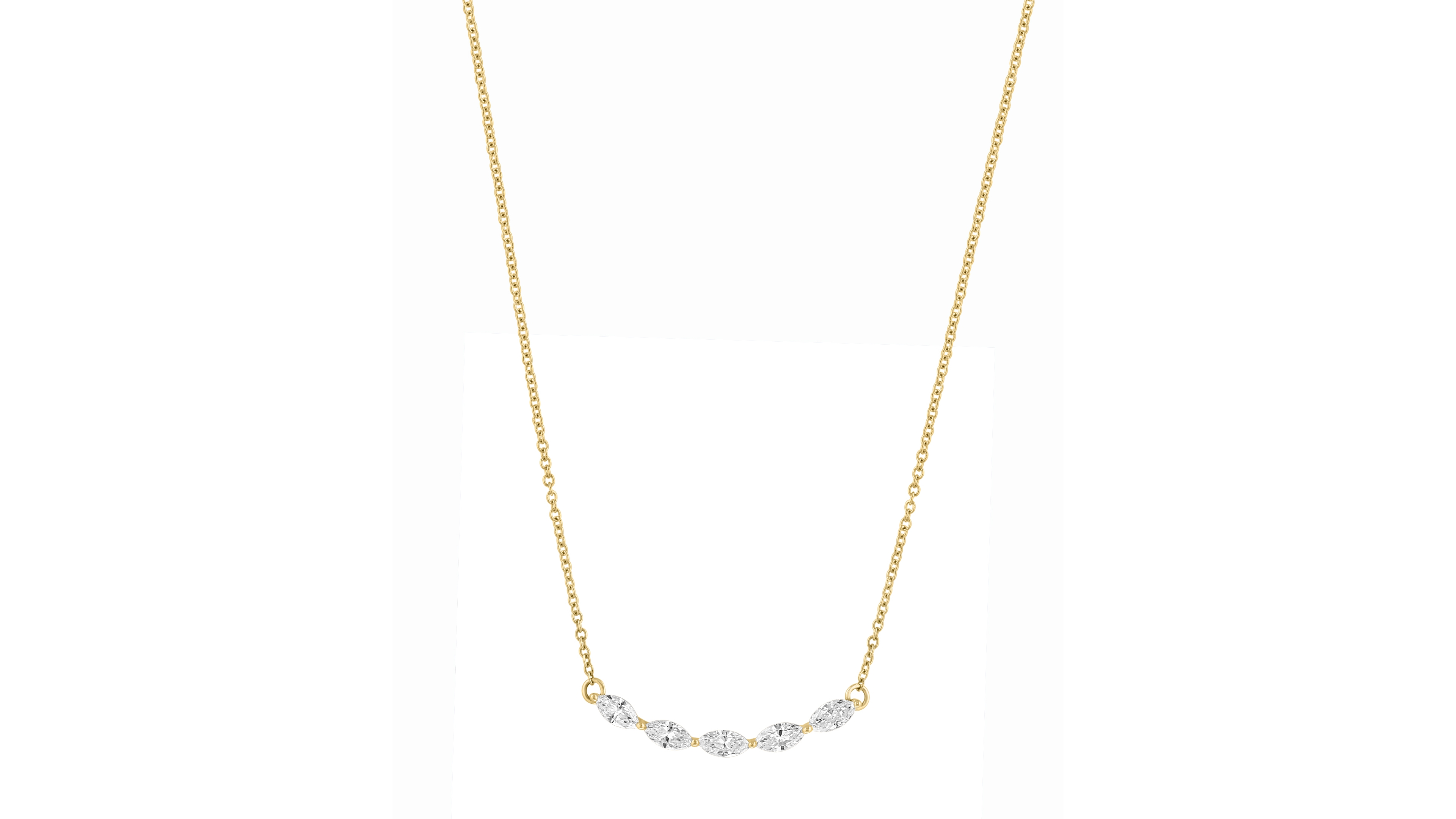 Effy Collection Lab Grown Diamond Pendant Necklace (3/8 ct. t.w.) in 14K Yellow Gold